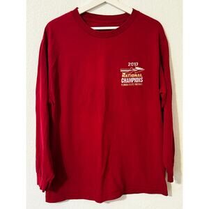 Men's FSU National 2013 National Champion Long‎ Sleeve T-Shirt Size M
